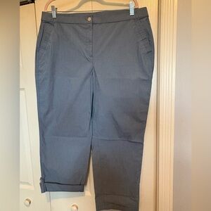 Chico’s Blue Cropped Pants